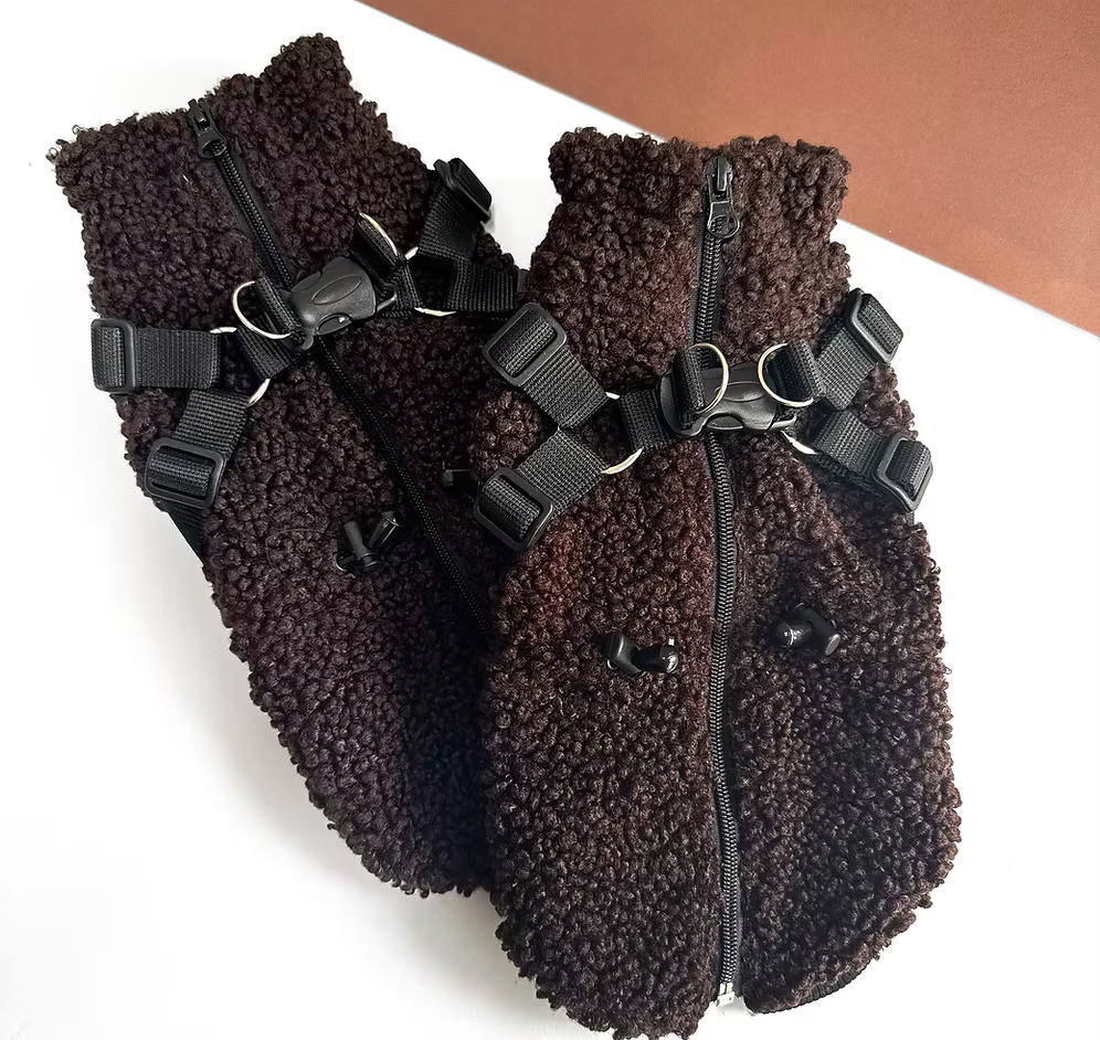 HAPPYMAFFI Teddyjacke - dunkelbraun