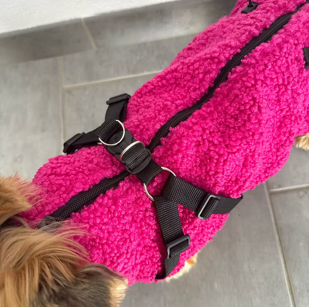 HAPPYMAFFI Teddyjacke - pink