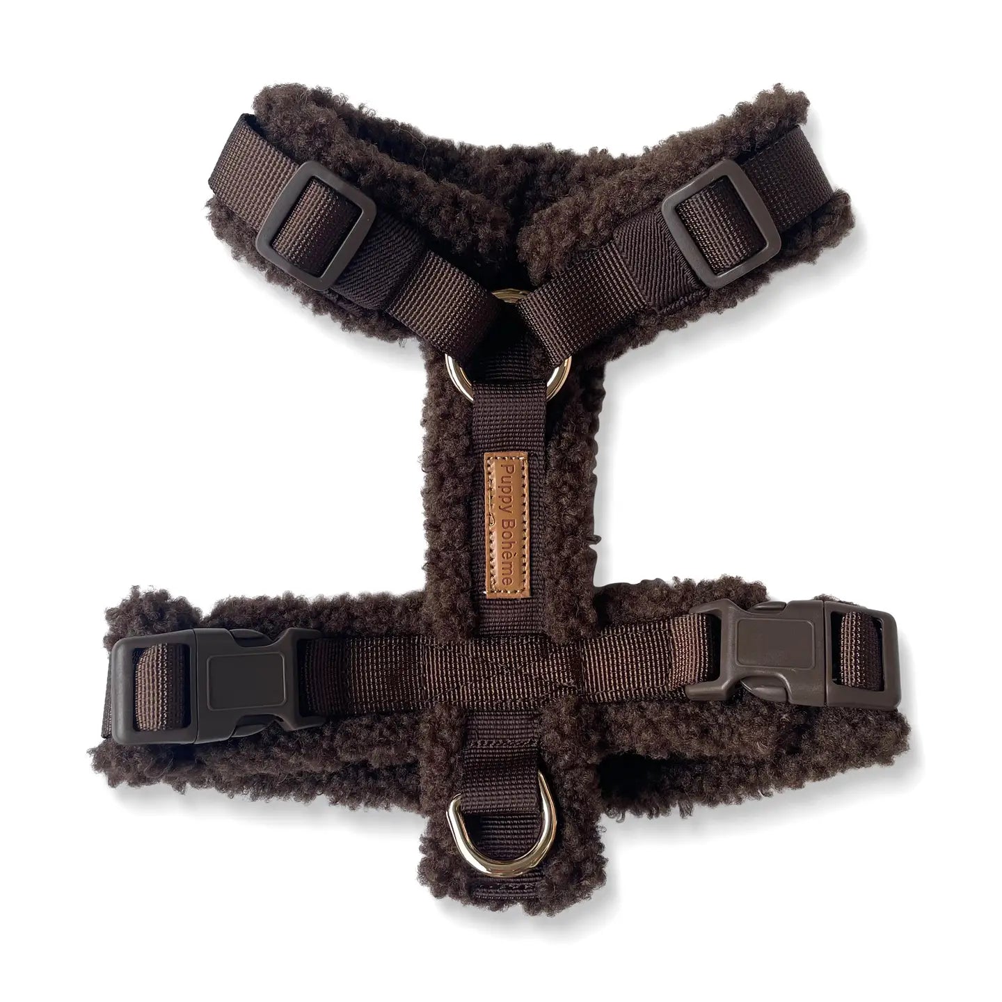 PUPPY BOHÈME - Y-Geschirr Teddy dunkelbraun