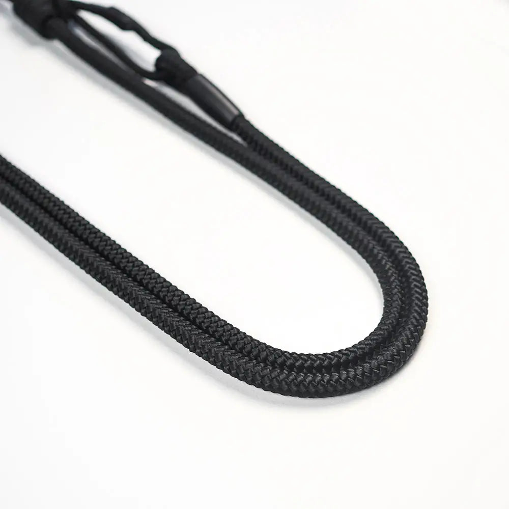 RINGHIO - Verstellbare Leine, Schwarz (classic Karabiner)