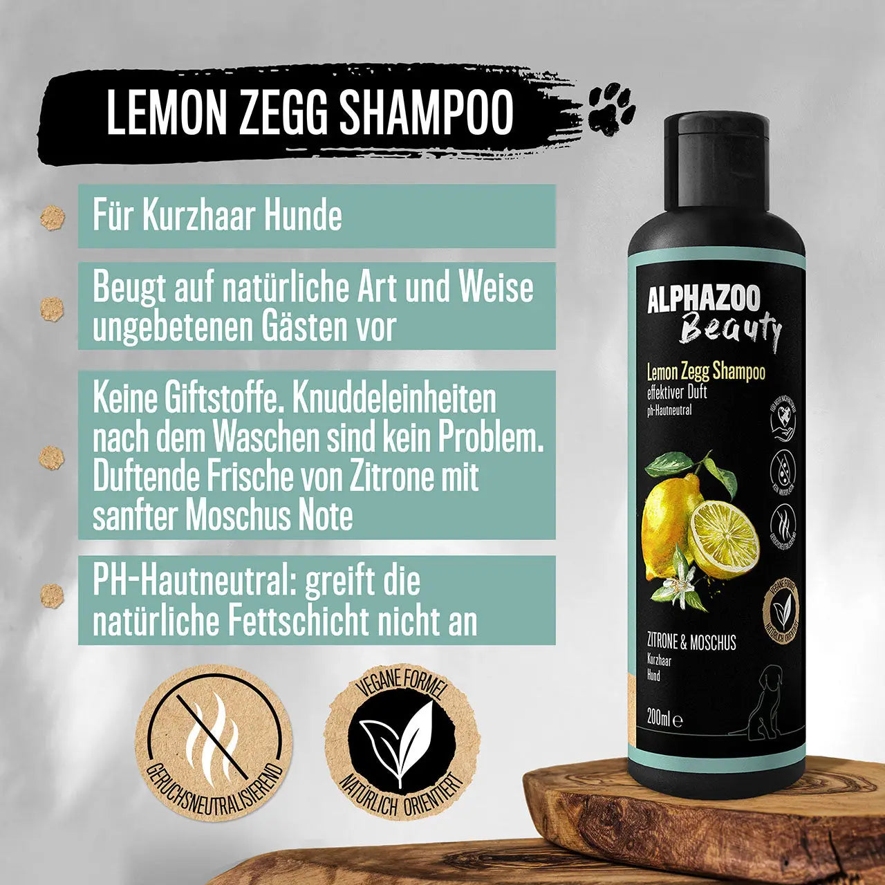 ALPHAZOO - Lemon Zegg Shampoo