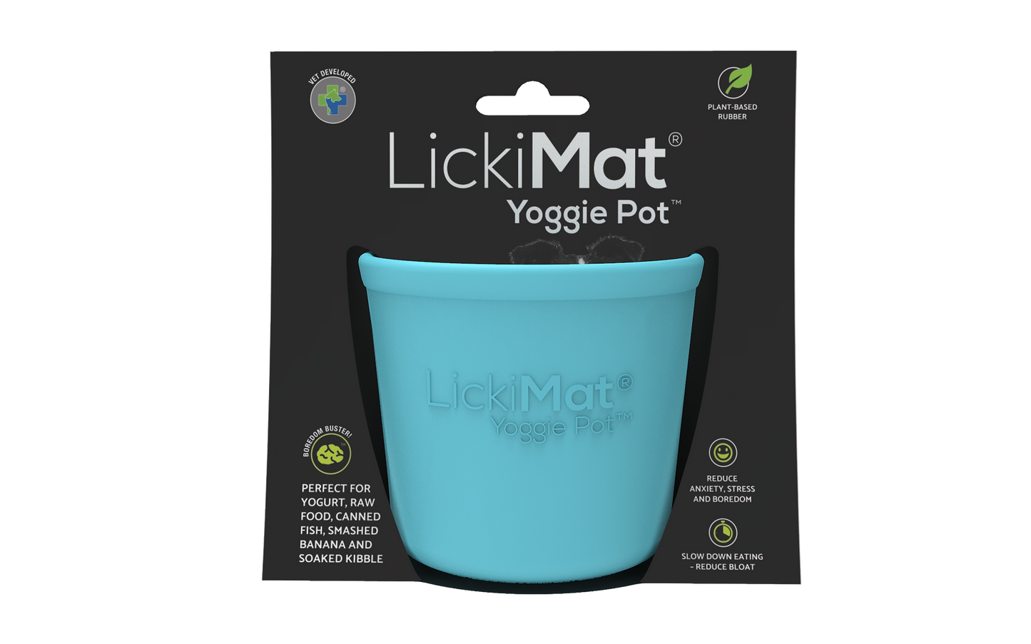 LICKIMAT® - Schleckmatte Yoggie Pot TM türkis
