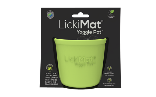 LICKIMAT® - Schleckmatte Yoggie Pot TM grün