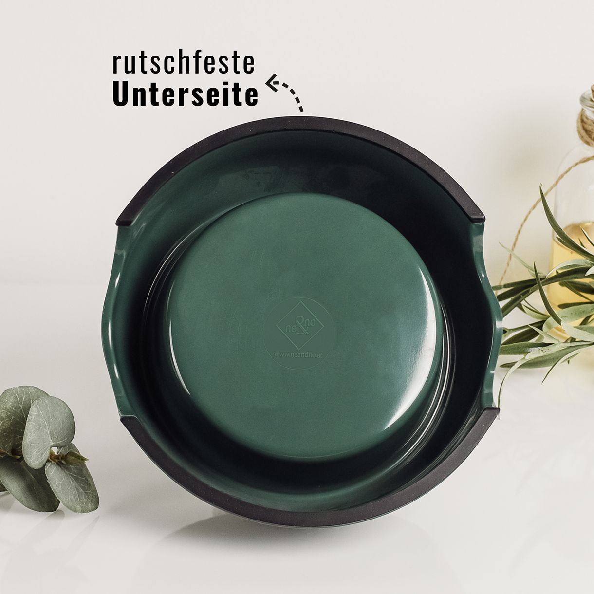 Ne&No - Futternapf 2er Set forest green