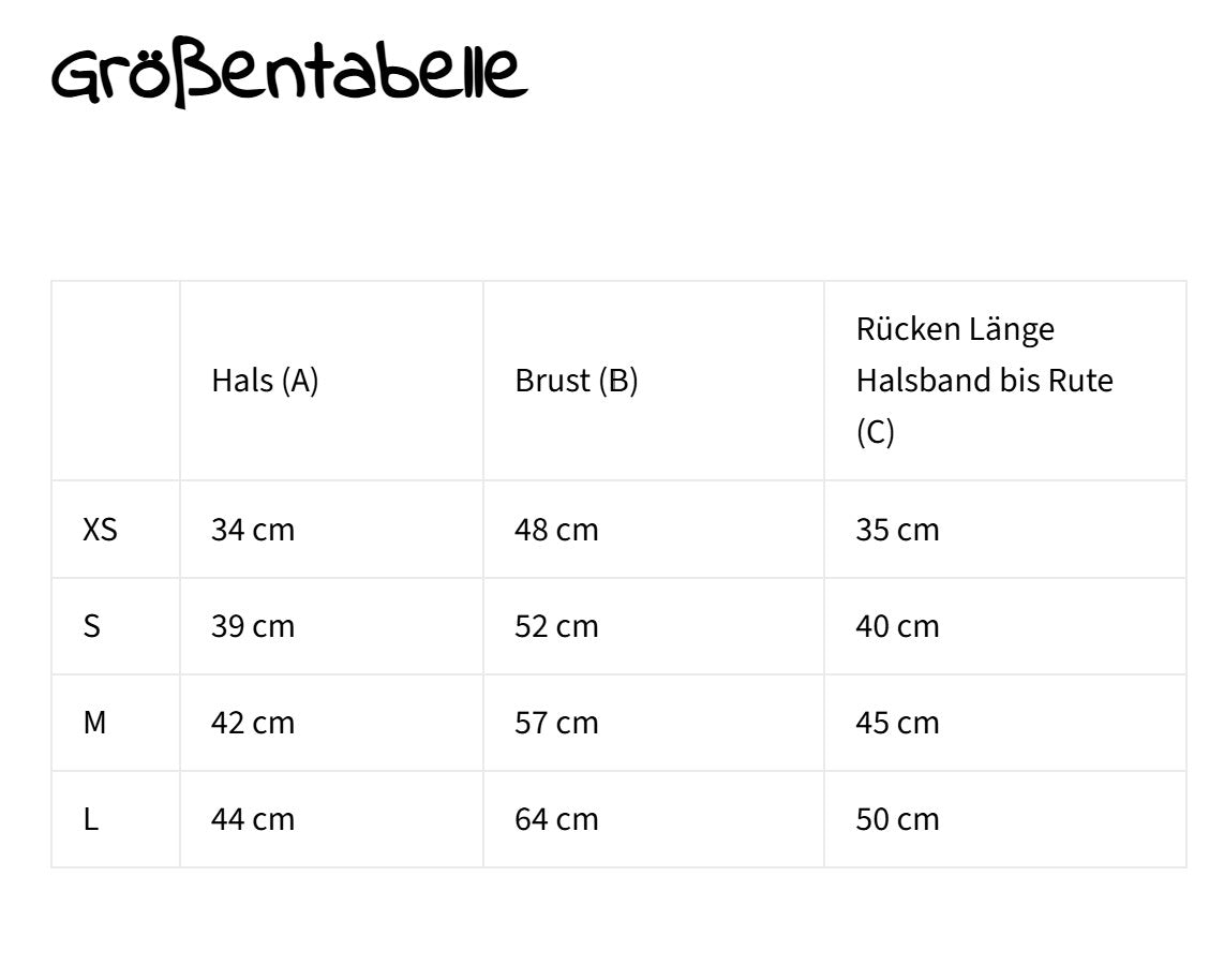 WUFFELLIEBE Hundepullover - grau