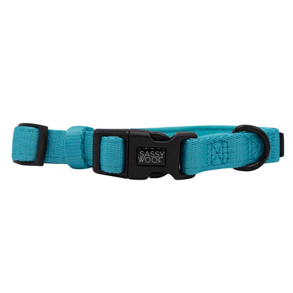 SASSY WOOF Halsband - Neonblau