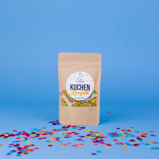 DOGGYBIRTHDAY - Kuchen-Konfetti - Backdekor für Hunde