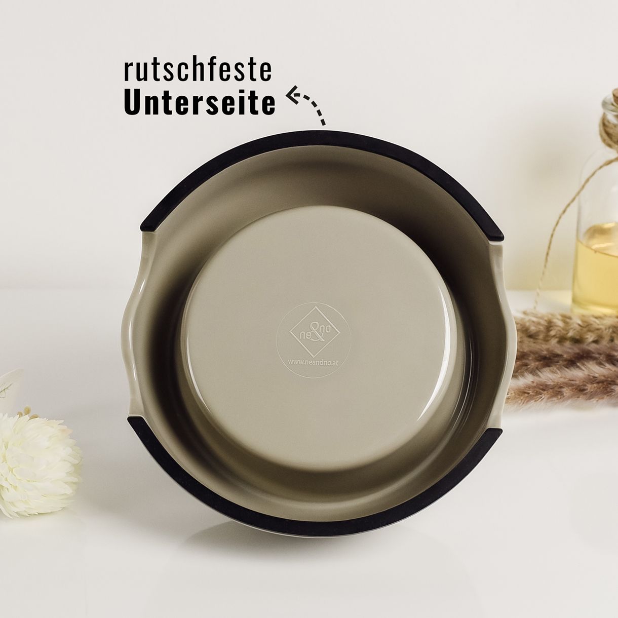 Ne&No - Futternapf 2er Set taupe