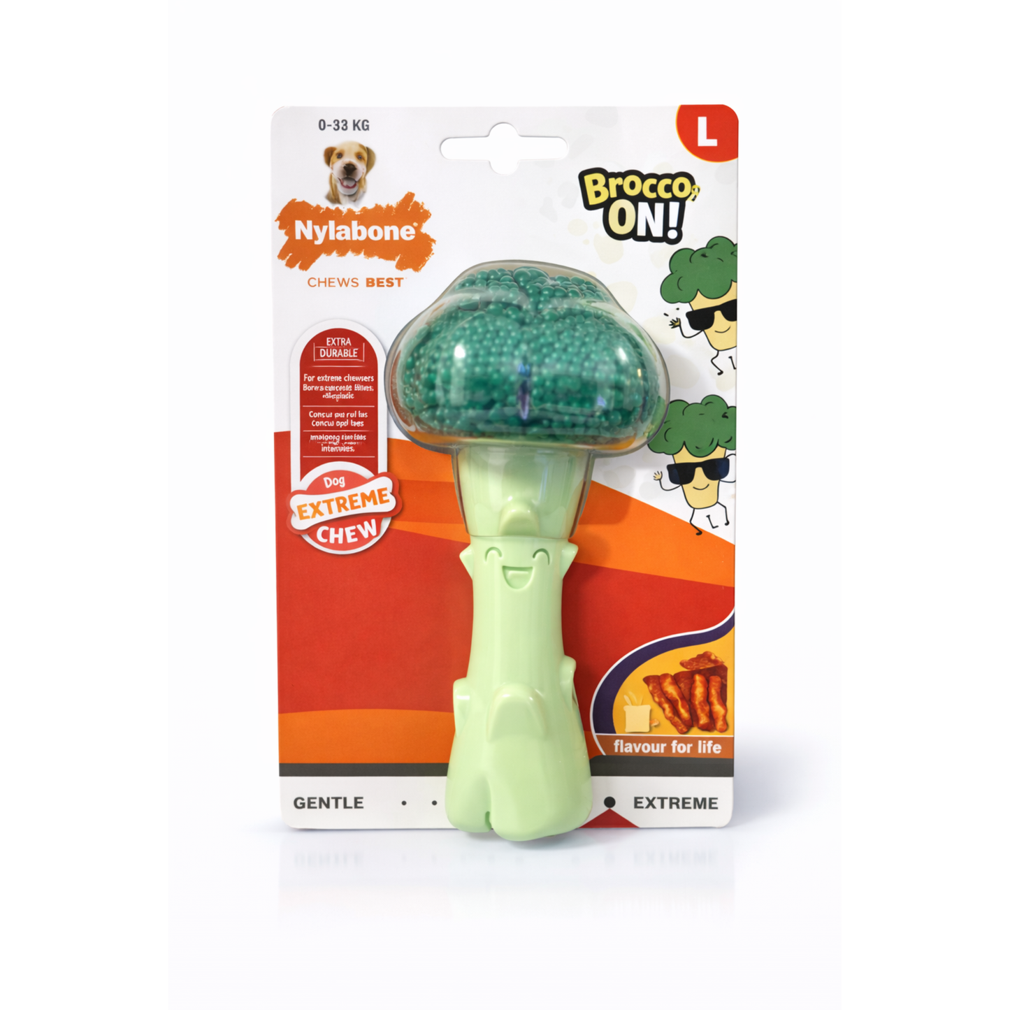 NYLABONE - Power Chew, Brokkoli, L
