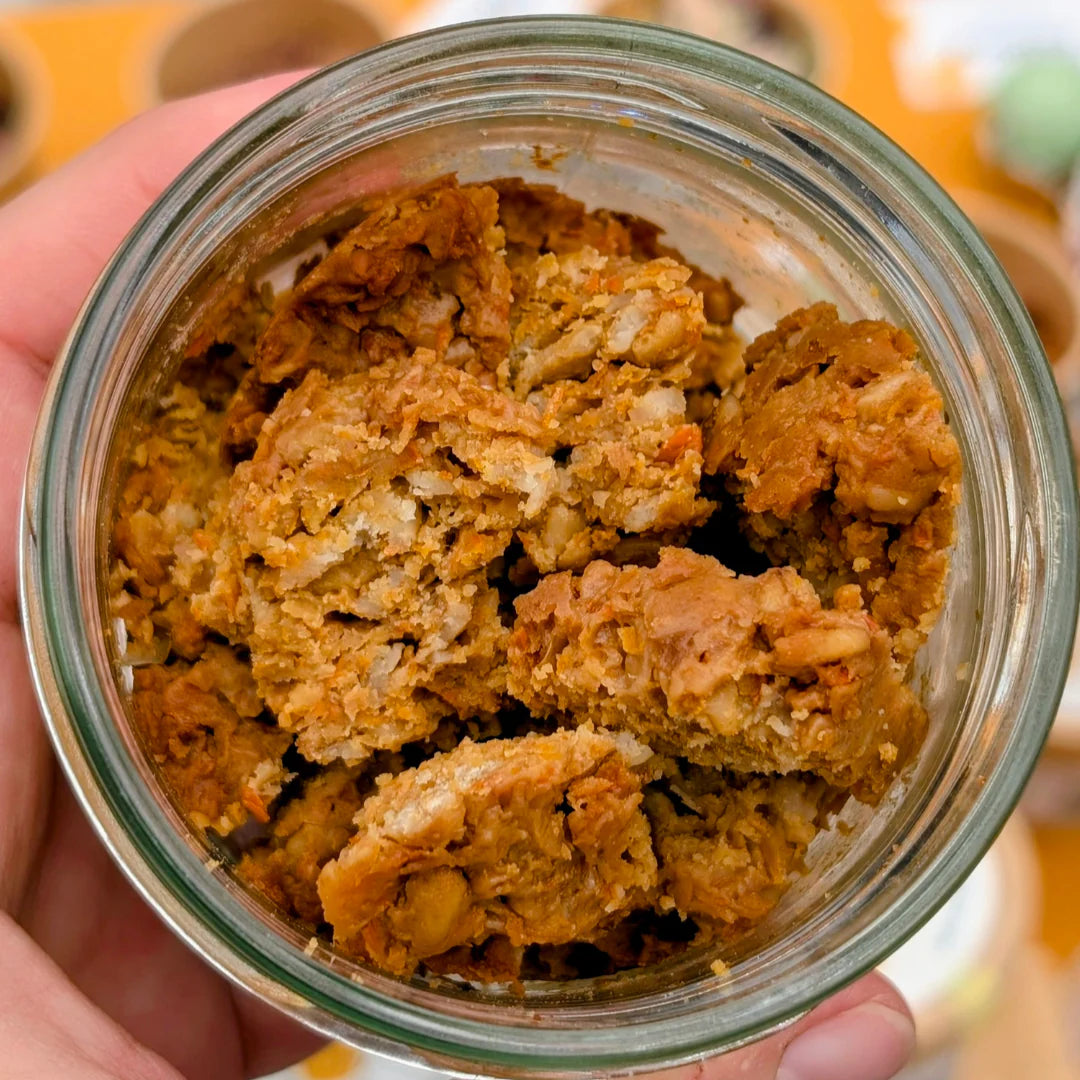 Bio-Kürbiskuchen im Glas
