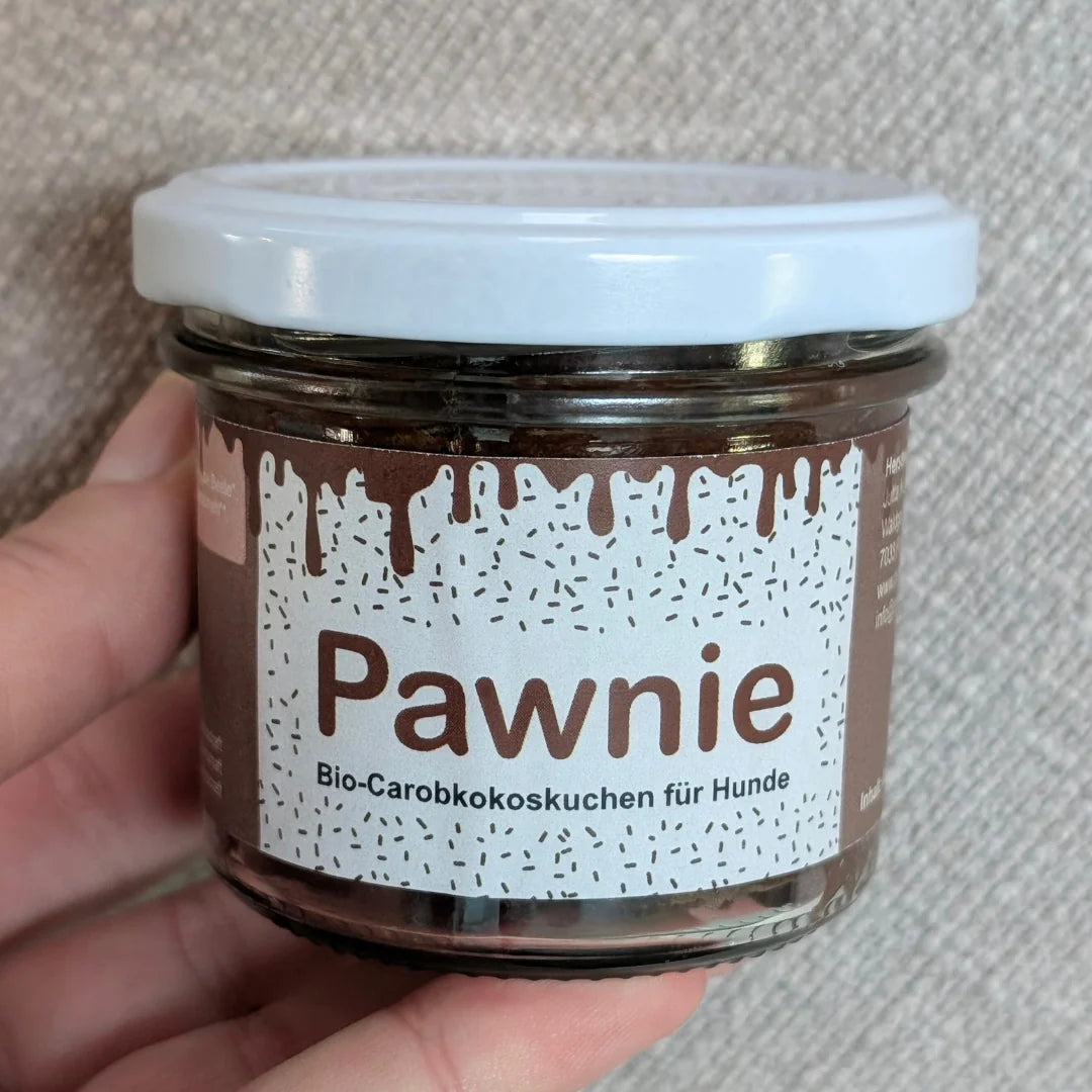 PAWNIE - Bio Carobkokoskuchen im Glas (vegan) 80g