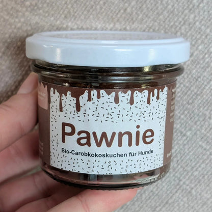 PAWNIE - Bio Carobkokoskuchen im Glas (vegan) 80g