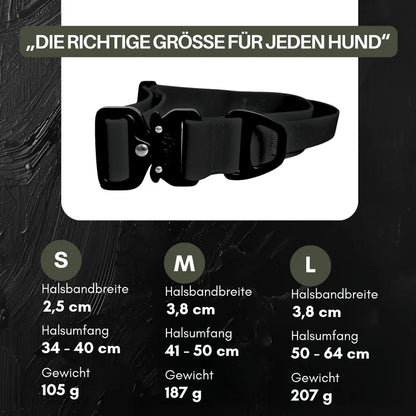 WOOFED - Halsband Wooflex Tactical, phantom black