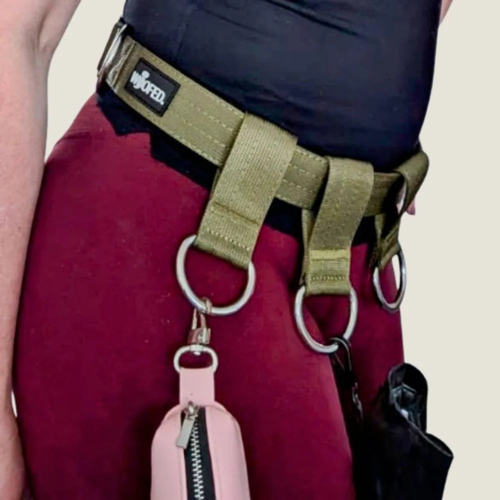 WOOFED - Gassigürtel navy