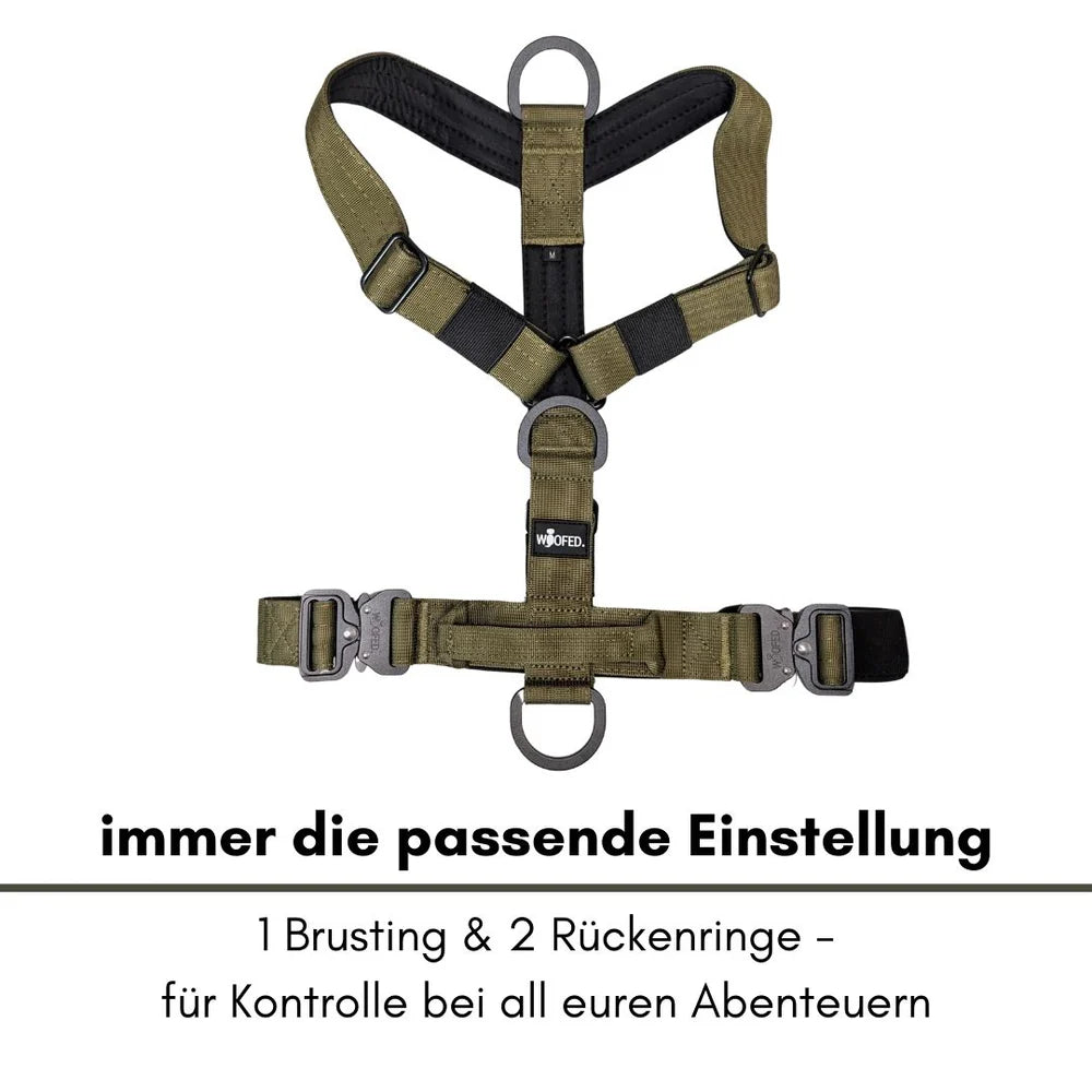WOOFED - Tactical Y-Geschirr, dunkelgrün