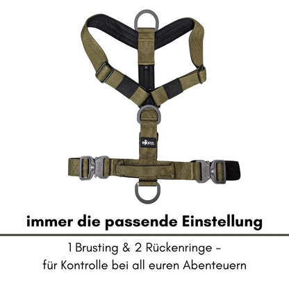 WOOFED - Tactical Y-Geschirr, dunkelgrün