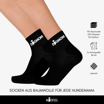 WOOFED - Socken "Dogmum", schwarz