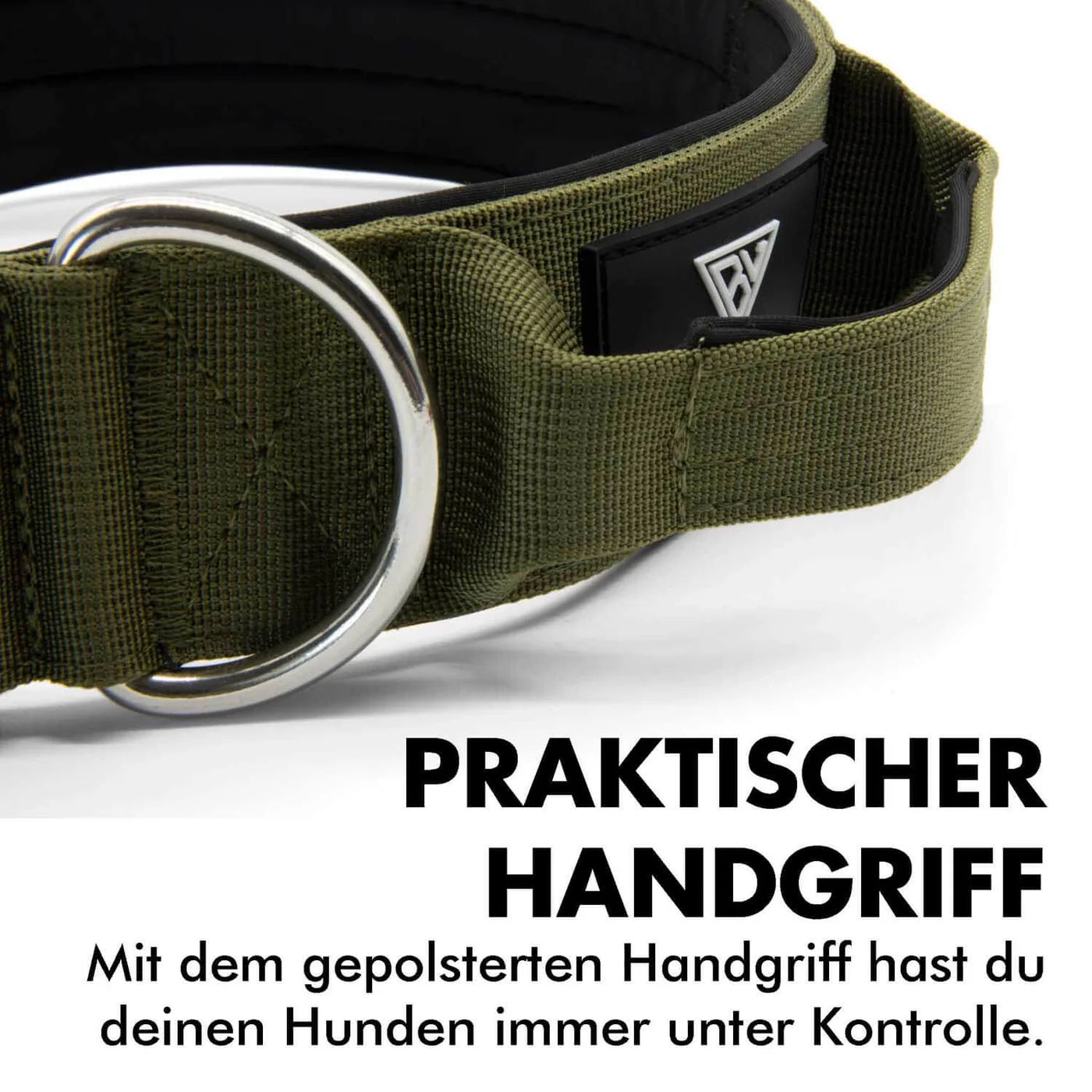 BULLSLAND DOGWEAR - Halsband mit Griff - Navy Green