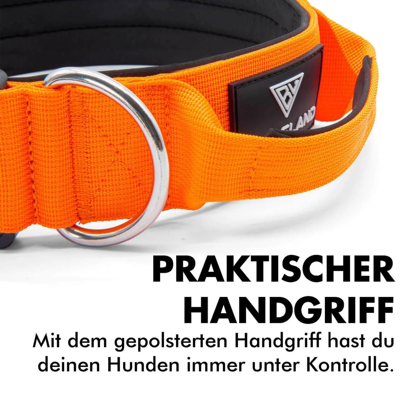 BULLSLAND DOGWEAR - Halsband mit Griff - Orange