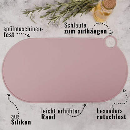 Ne&No - Napfunterlage Silikon - rose